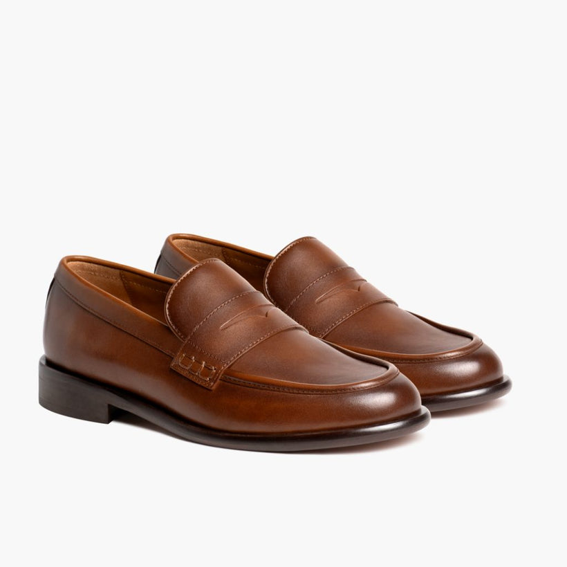 Dress Penny Pecan Leather Boots Γυναικείο