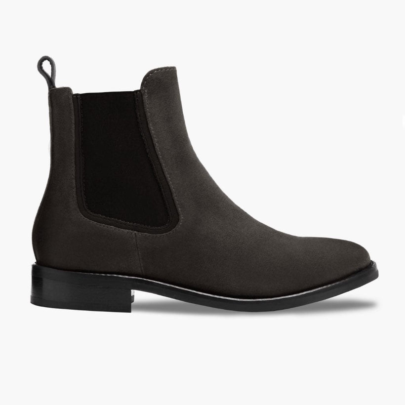 Duchess Shadow Grey Leather Boots Γυναικείο