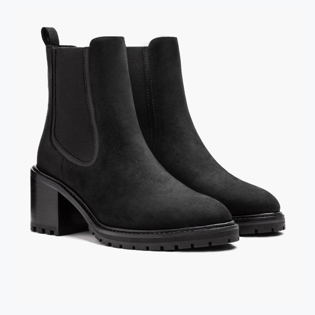 Black Full-Grain leather Boots - Κατασκευή ραφής Goodyear & λεπτομέρεια μύτης παπουτσιού