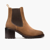 Knockout Safari Leather Boots in Classic Full-Grain Leather - Lateral Side Profile View | Buy Online