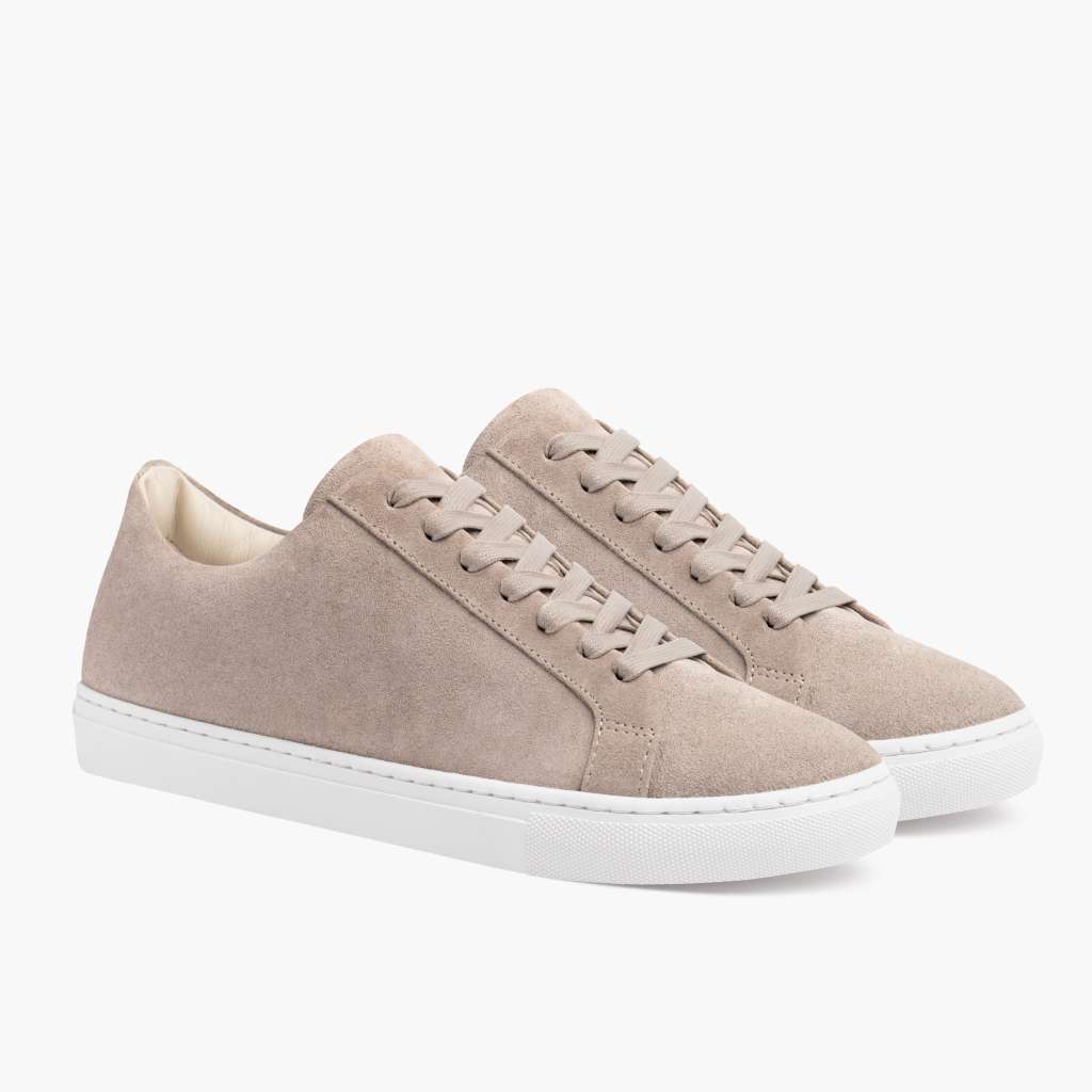 Premier Low Top Latte Δερμάτινα sneakers Γυναικείο in Classic Full-Grain Leather - Πλαϊνή όψη | Αγορά online
