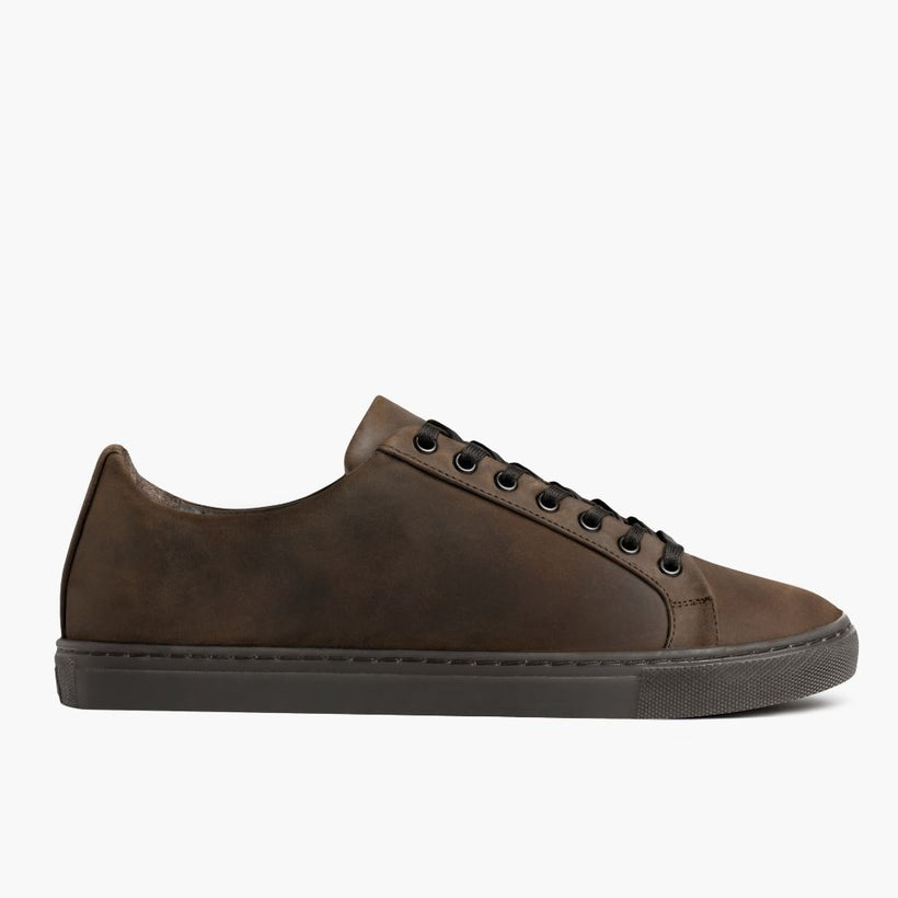 Premier Low Top Tobacco Leather Sneakers Γυναικείο
