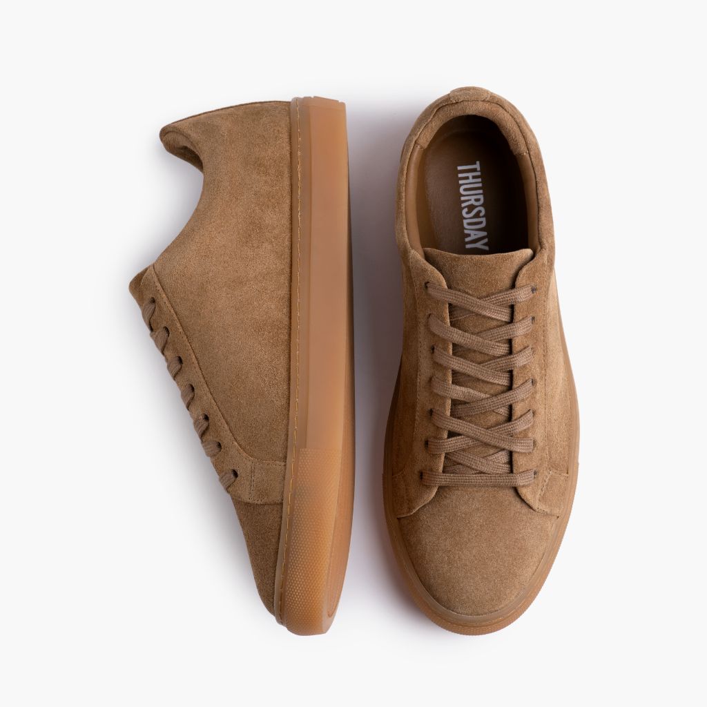 Premier Low Top Camel Δερμάτινα sneakers Γυναικείο - Ενισχυμένη φτέρνα & διπλές ραφές ακριβείας