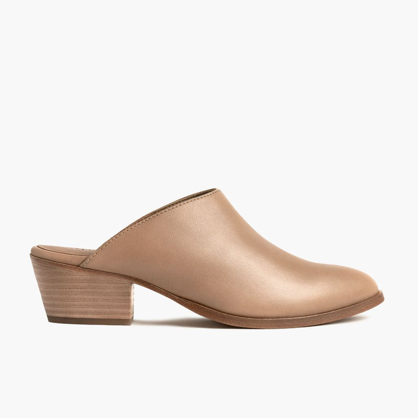 Breeze Milk Coffee Leather Boots Γυναικείο