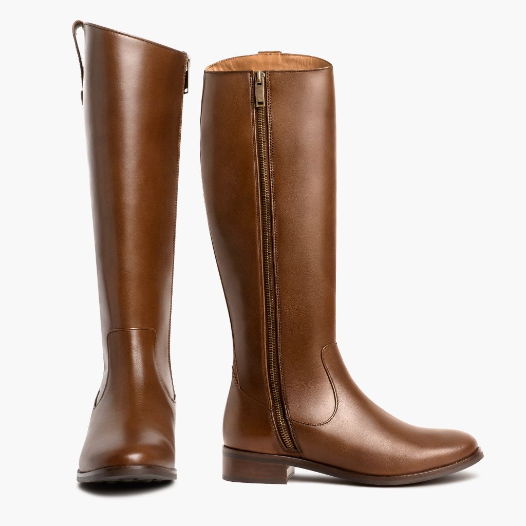 High-Traction Rubber Outsole & Lug Tread Pattern on Crown Cuero Δερμάτινα μποτάκια Γυναικείο
