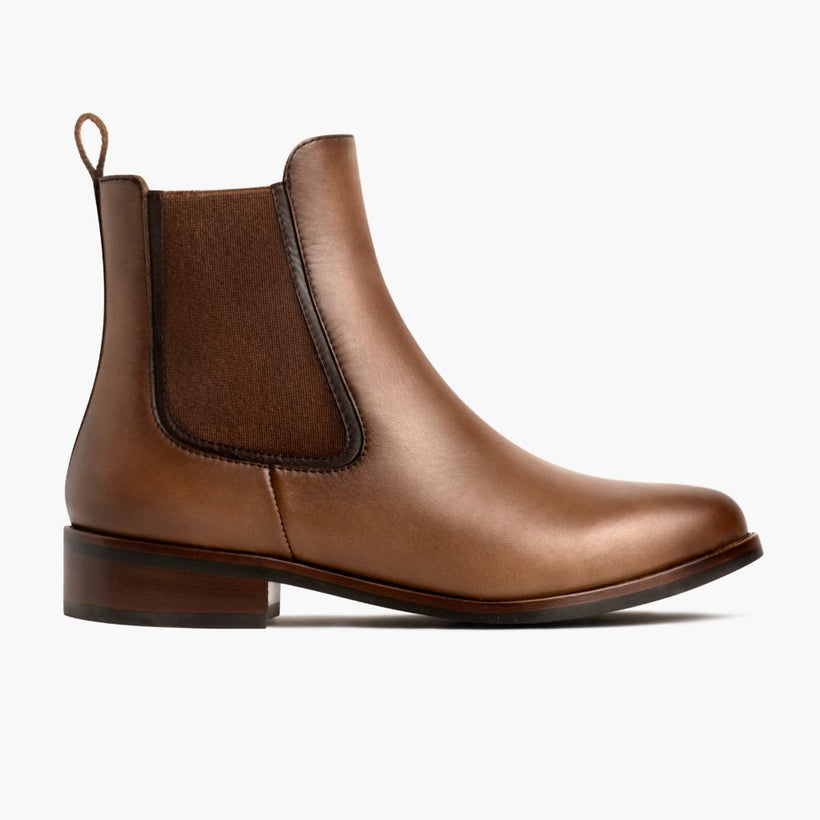 Duchess Amber Wheat Leather Boots Γυναικείο