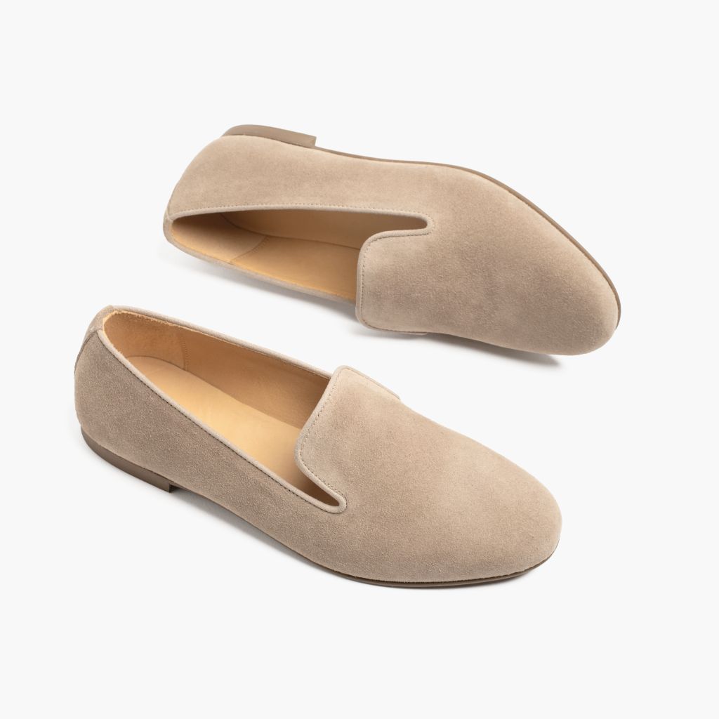 High-Traction Rubber Outsole & Lug Tread Pattern on Eden Latte Δερμάτινα μποτάκια Γυναικείο