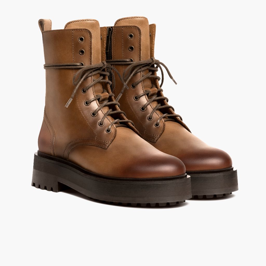 Classic Full-Grain leather Boots - Κατασκευή ραφής Goodyear & λεπτομέρεια μύτης παπουτσιού