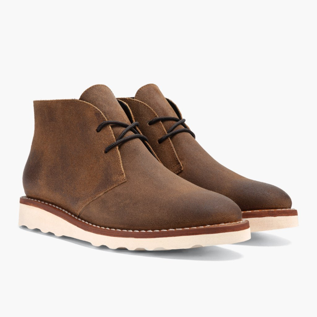 Scout Safari Δερμάτινα μποτάκια Ανδρικό For Men in Classic Full-Grain Leather - Πλαϊνή όψη | Αγορά online