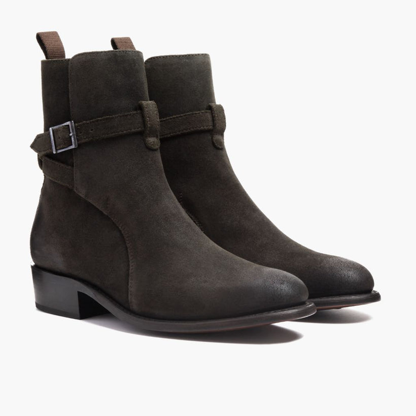 Rogue Dark Olive Suede Leather Boots Ανδρικό