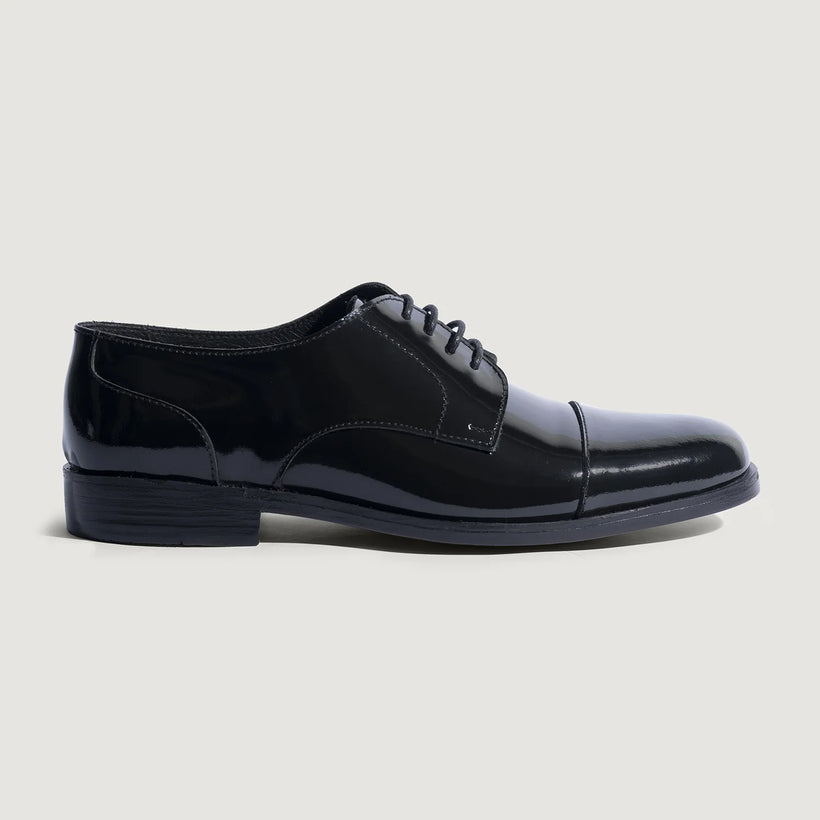 Attorney Derby Μαύρο Patent Leather Shoes Ανδρικό