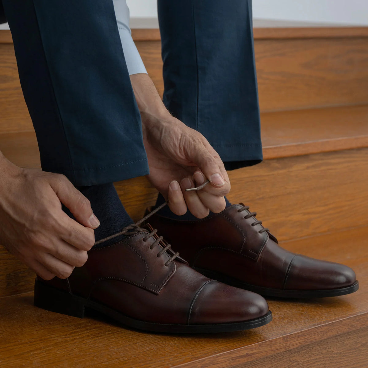 Orlaven Attorney Derby Burnished Καφέ Δερμάτινα παπούτσια Ανδρικό footwear image 10