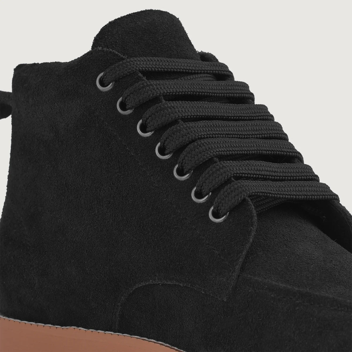 High-Traction Rubber Outsole & Lug Tread Pattern on Bearman Δερμάτινα μποτάκια Ανδρικό