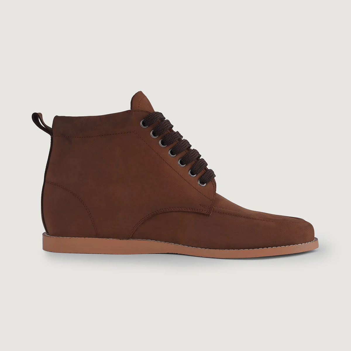 Brown Full-Grain leather Boots - Κατασκευή ραφής Goodyear & λεπτομέρεια μύτης παπουτσιού