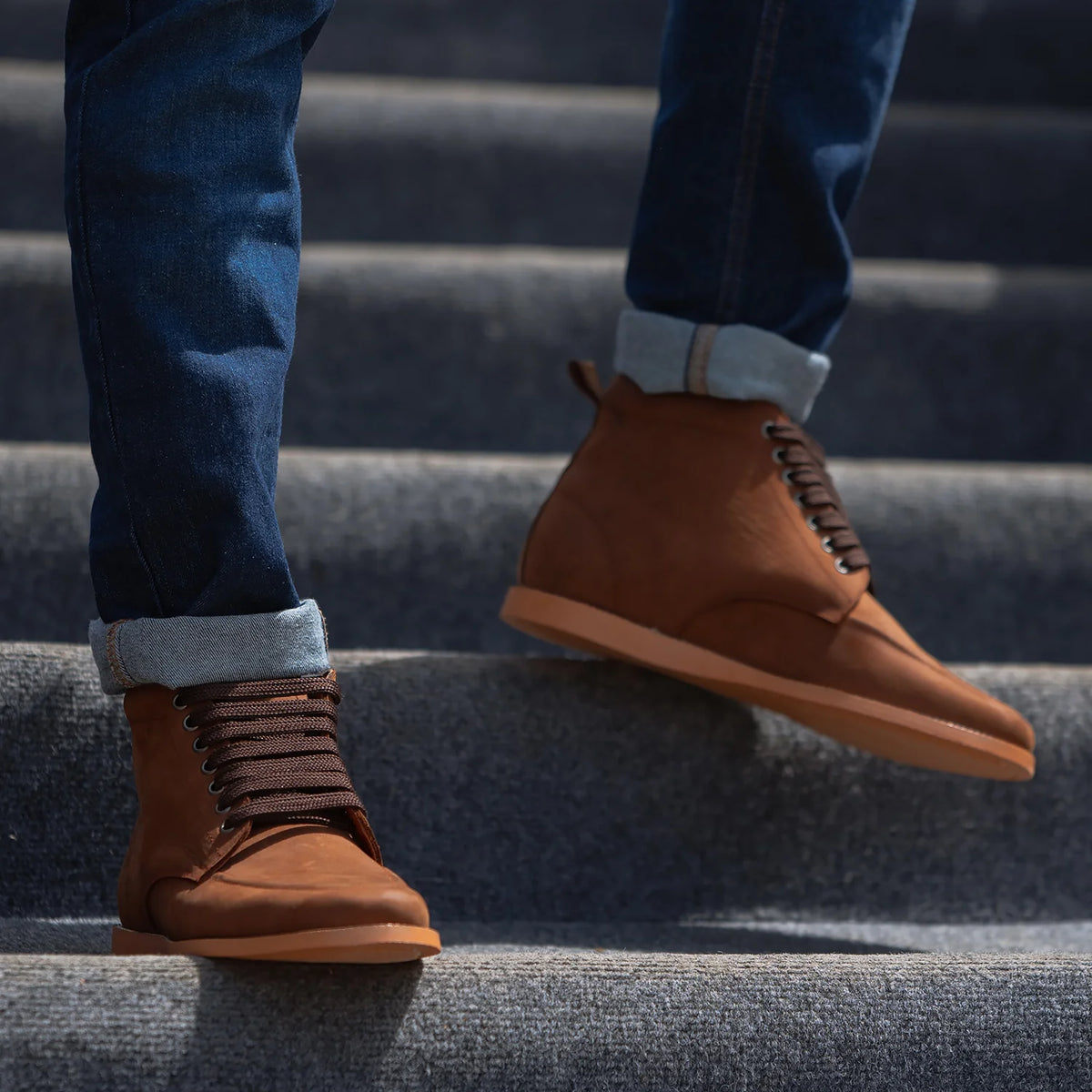 Orlaven Bearman Moc Toe Pull-up Καφέ Δερμάτινα μποτάκια Ανδρικό footwear image 10