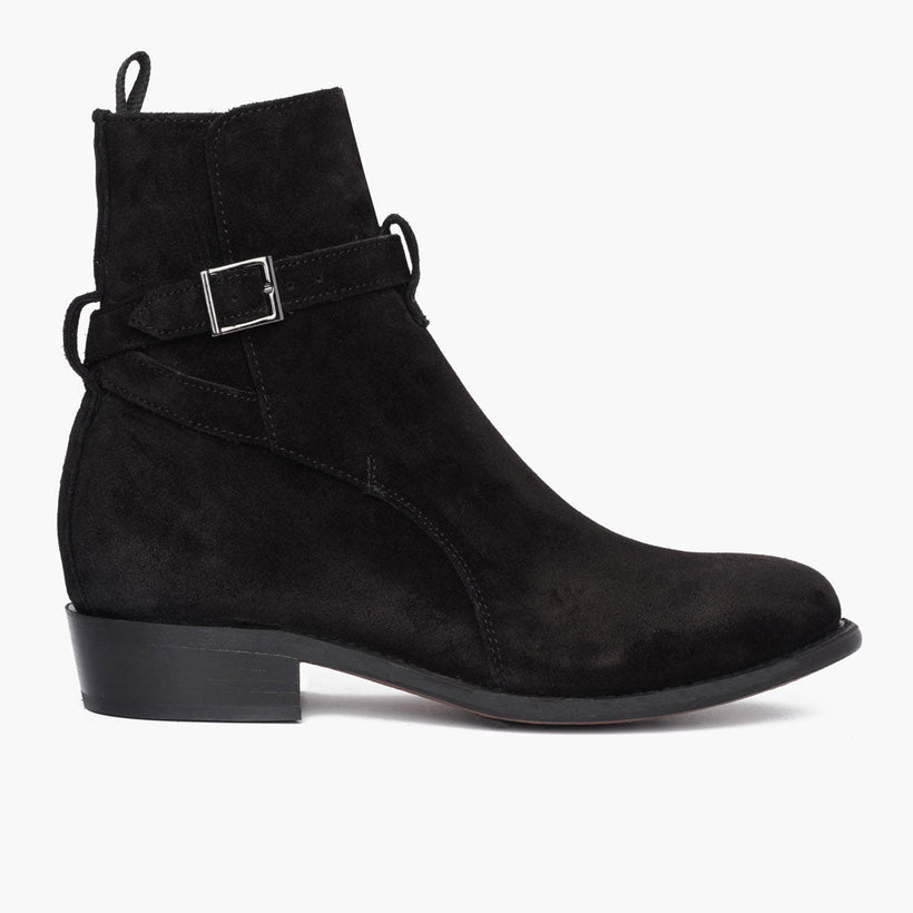 Rogue Μαύρο Suede Leather Boots Ανδρικό