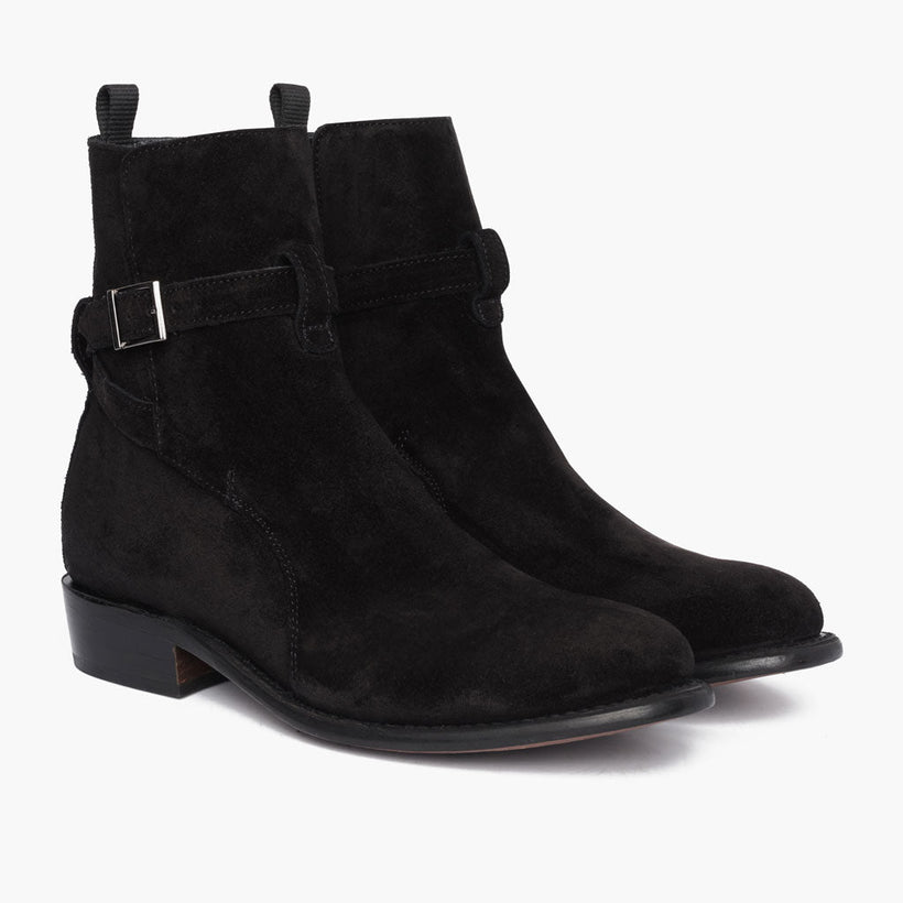 Rogue Μαύρο Suede Leather Boots Ανδρικό