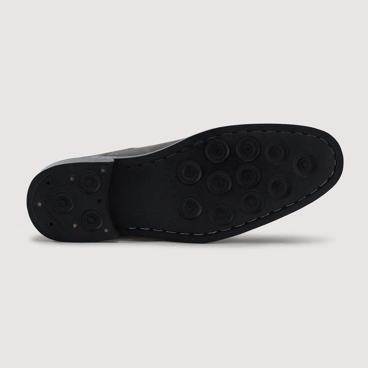 Clarkson Chelsea Grey Nubuck Δερμάτινα μποτάκια - StudGuard Ανδρικό - Ενισχυμένη φτέρνα & διπλές ραφές ακριβείας