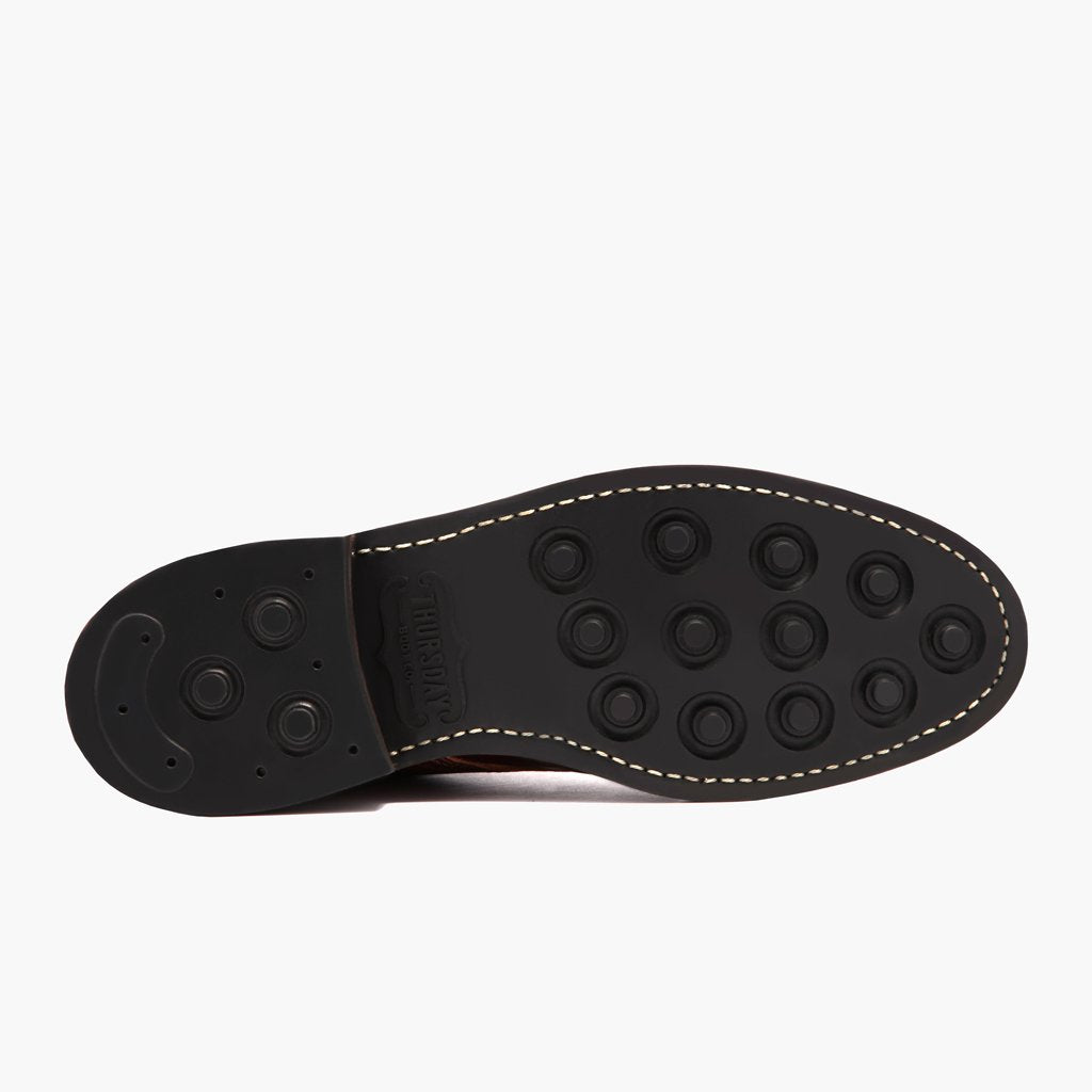 High-Traction Rubber Outsole & Lug Tread Pattern on Vanguard French Roast Δερμάτινα μποτάκια Ανδρικό For Men