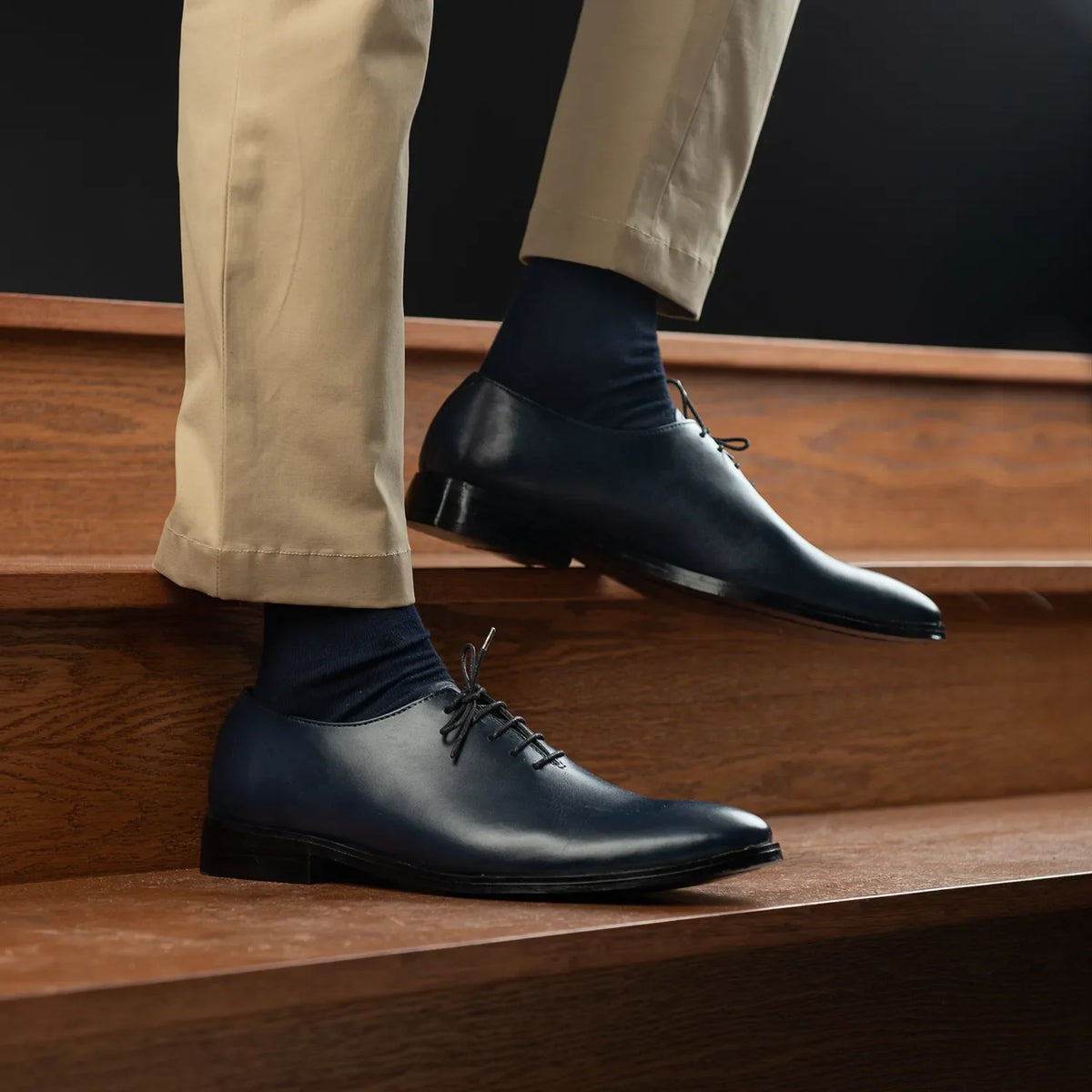Orlaven Director Wholecut Midnight Μπλε Δερμάτινα παπούτσια Ανδρικό footwear image 10