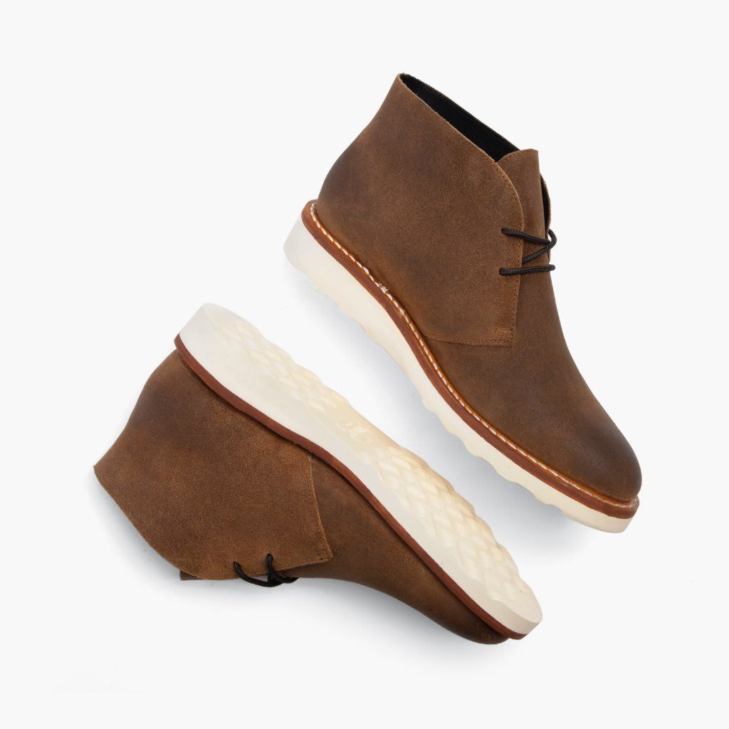 High-Traction Rubber Outsole & Lug Tread Pattern on Scout Safari Δερμάτινα μποτάκια Ανδρικό For Men