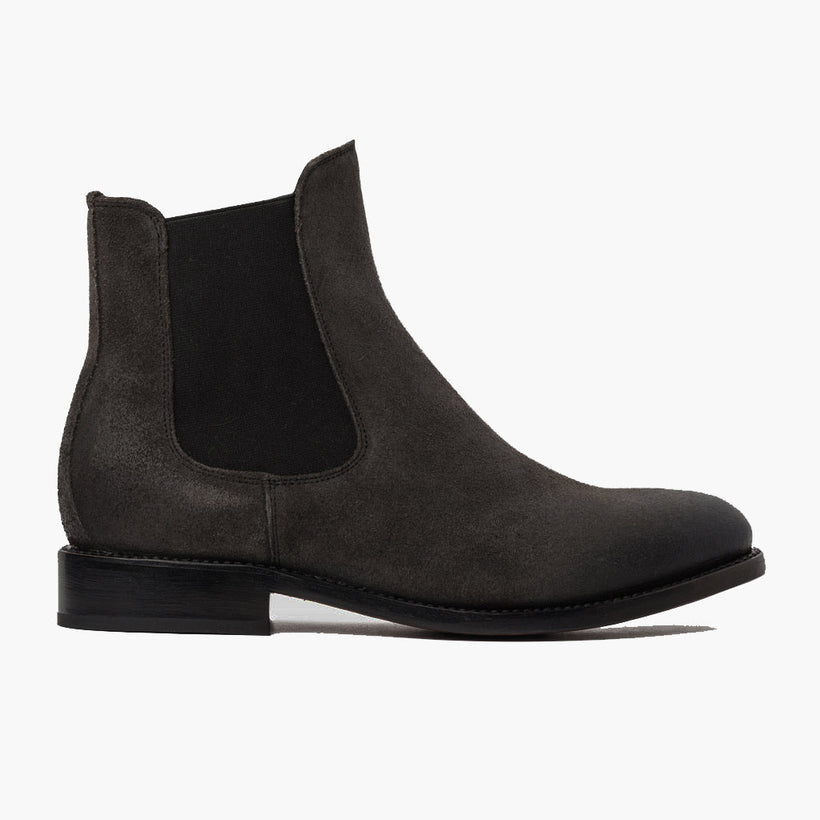 Cavalier Shadow Grey Leather Boots Ανδρικό
