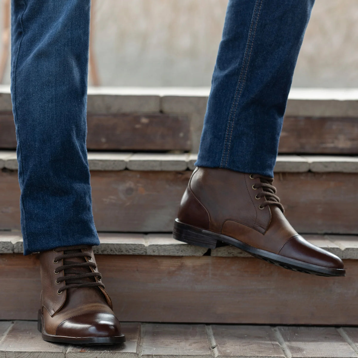 Orlaven Knight Derby Hybrid Καφέ Δερμάτινα μποτάκια - StudGuard Ανδρικό footwear image 9