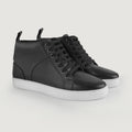 Marty High Top Μαύρο Δερμάτινα sneakers Ανδρικό