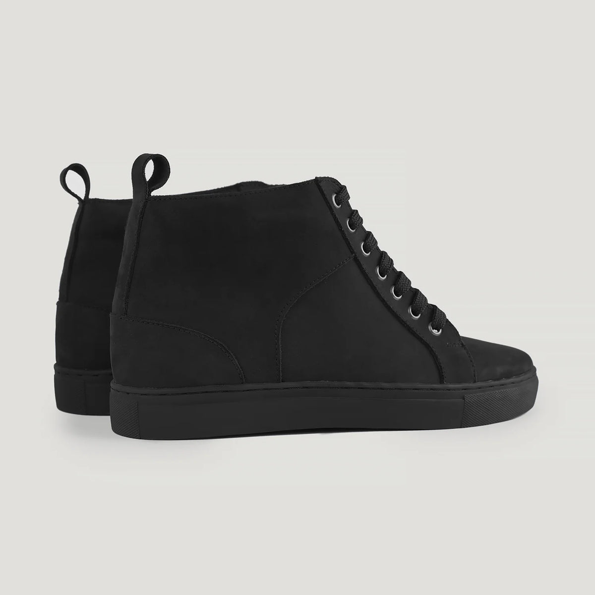 Orlaven Marty High Top Μαύρο Nubuck Δερμάτινα sneakers Ανδρικό footwear image 10