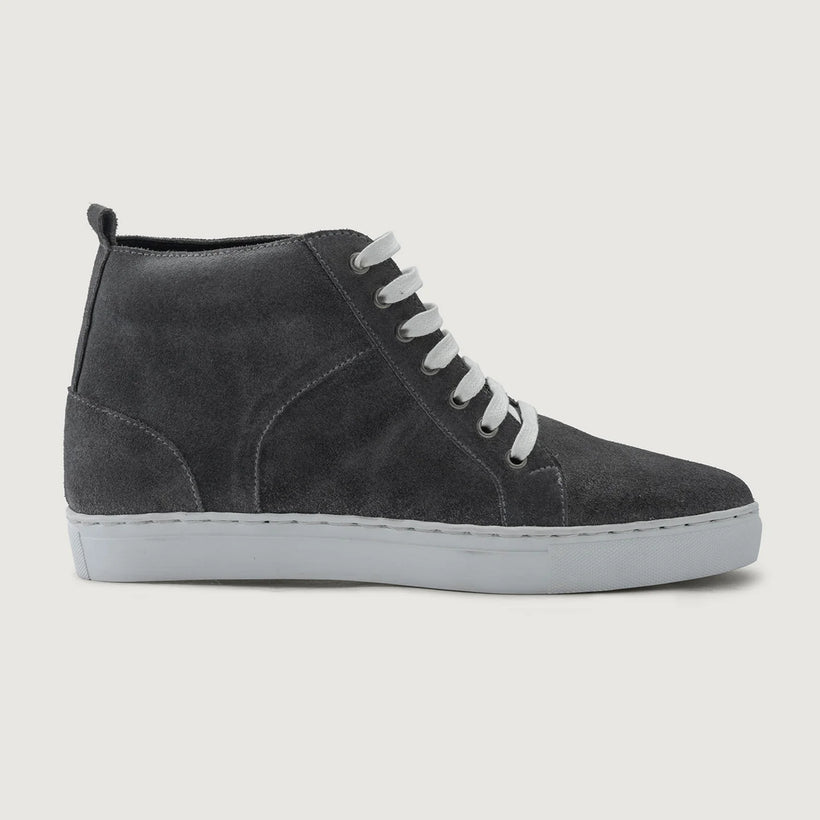 Marty High Top Grey Suede Δερμάτινα sneakers Ανδρικό