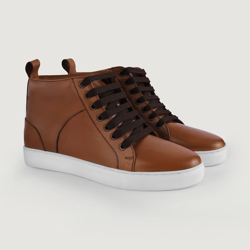 Marty High Top Ταμπά Δερμάτινα sneakers Ανδρικό