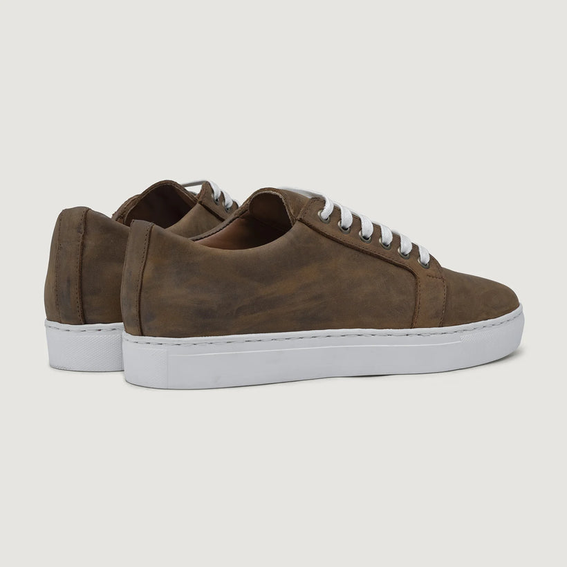 Murphy Low Top Burnt Copper Pullup Δερμάτινα sneakers Ανδρικό