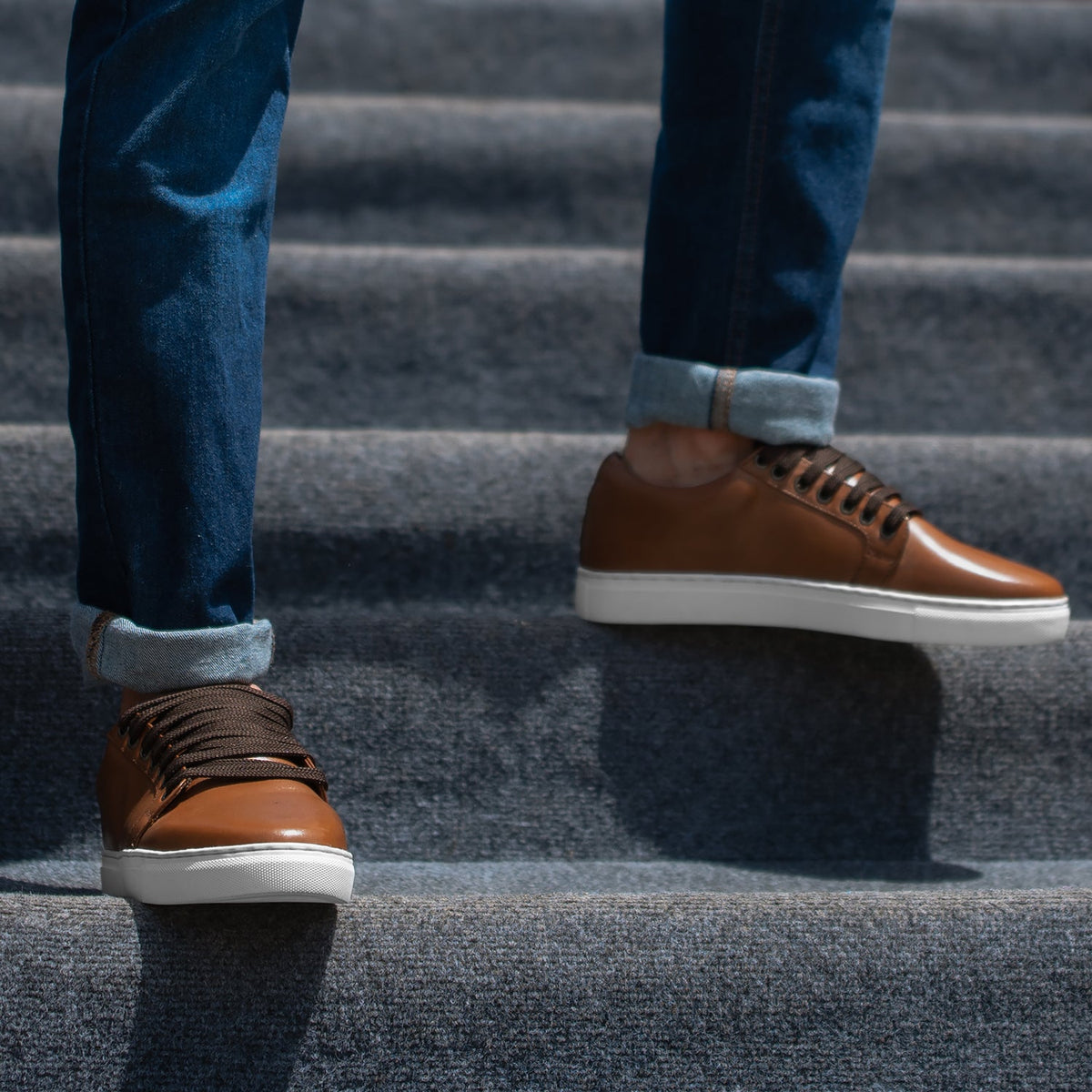 Murphy Low Top Ταμπά Δερμάτινα sneakers Ανδρικό - Ενισχυμένη φτέρνα & διπλές ραφές ακριβείας