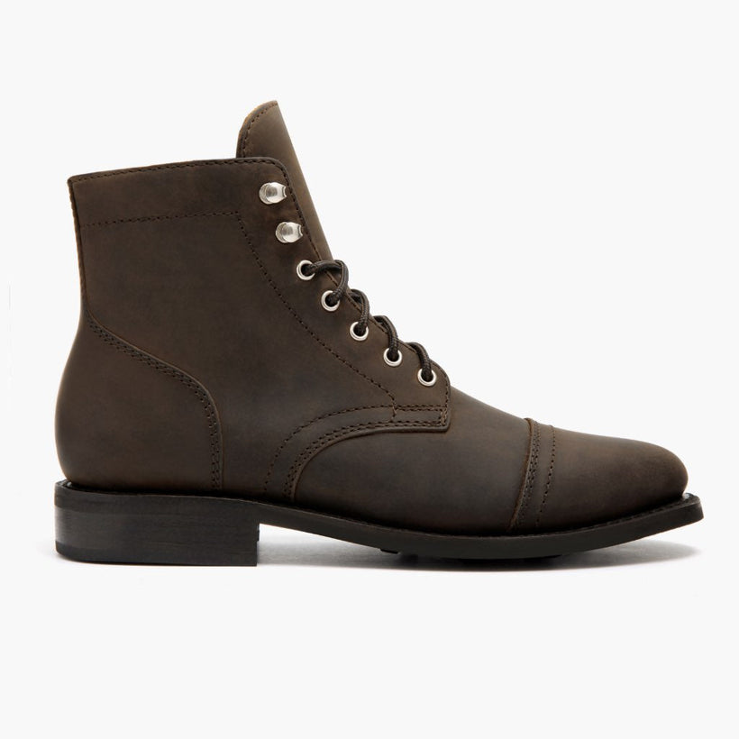 Captain Tobacco Leather Boots Γυναικείο