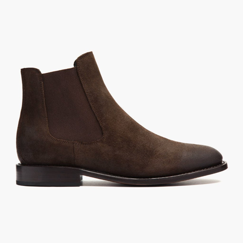 Cavalier Dark Καφέ Leather Boots Ανδρικό