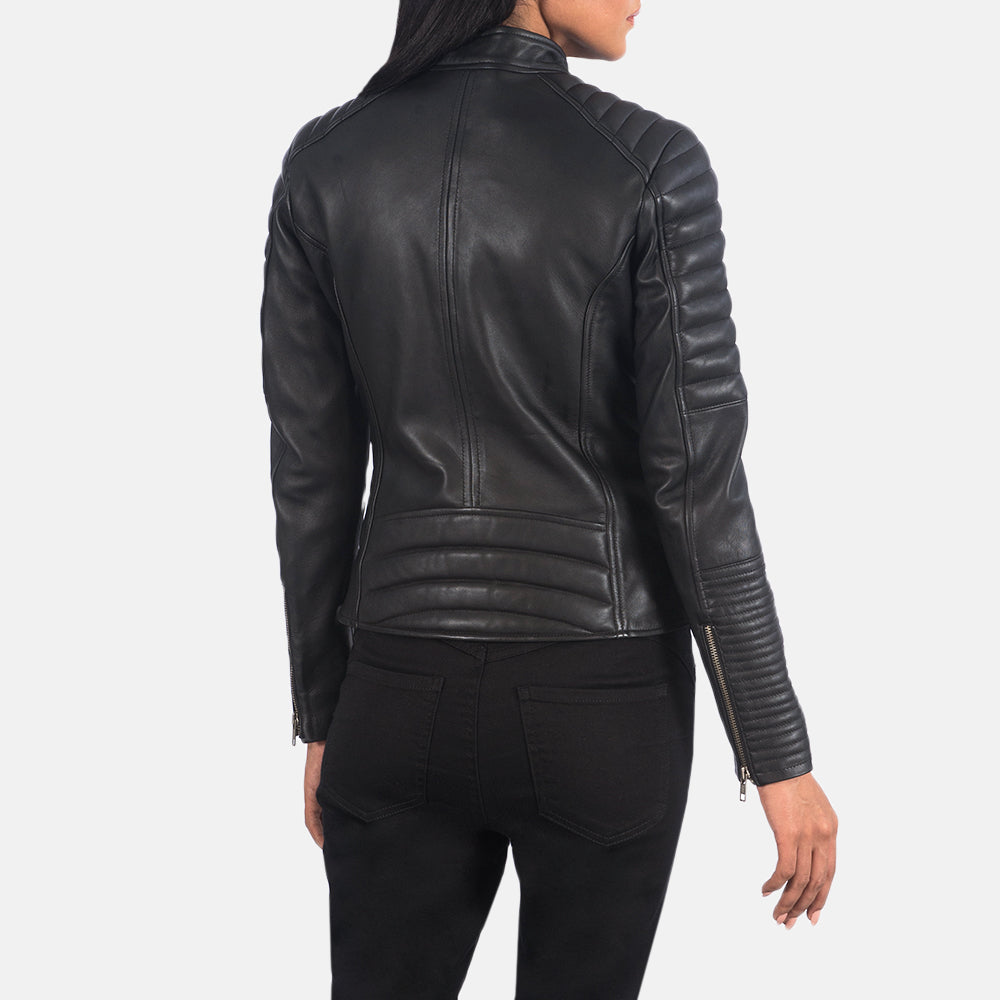 Authentic Sheepskin Leather with Semi-aniline Finish Grain Texture & Heavy-Duty Seam Stitching Detail