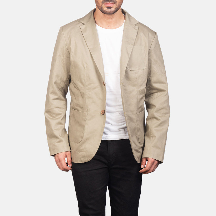 Borges Beige Blazer Ανδρικό