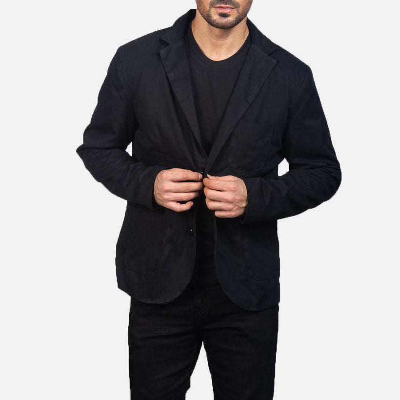 Borges Μαύρο Blazer Ανδρικό