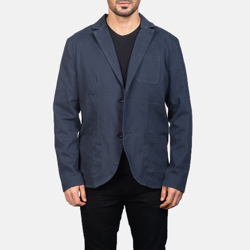 Borges Navy Blue Blazer Ανδρικό