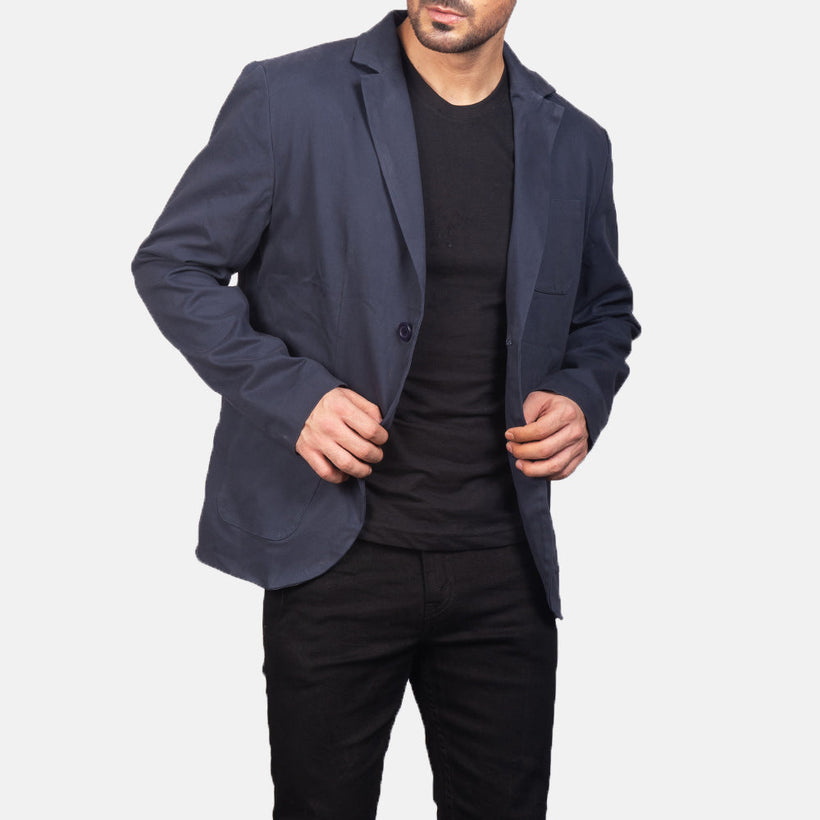 Borges Navy Blue Blazer Ανδρικό