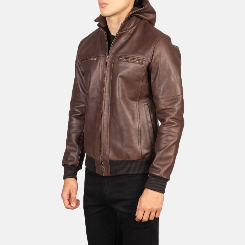 
Bouncer Biz Δερμάτινο Μπουφάν Bomber Ανδρικό – alternate product view 2