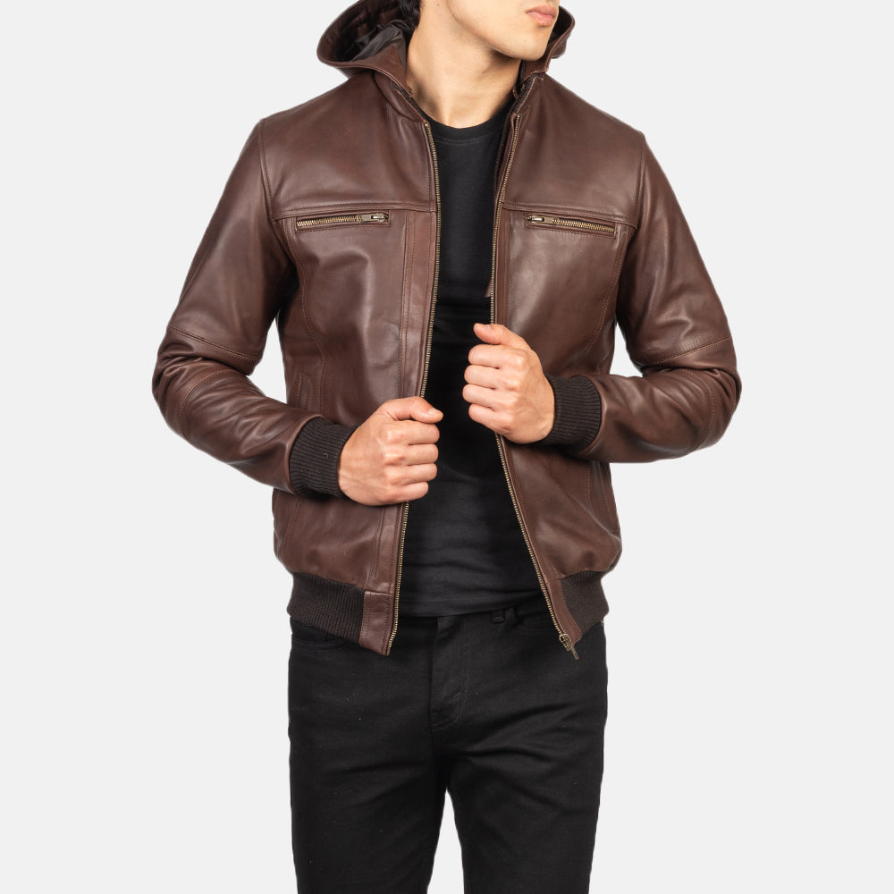 
Bouncer Biz Δερμάτινο Μπουφάν Bomber Ανδρικό – alternate product view 4
