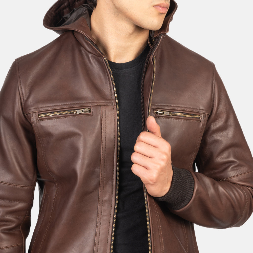 
Bouncer Biz Δερμάτινο Μπουφάν Bomber Ανδρικό – alternate product view 6