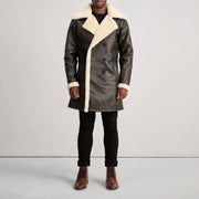 
Charles Δερμάτινο Παλτό Καφέ Shearling Δερμάτινο Παλτό Ανδρικό – alternate product view 3