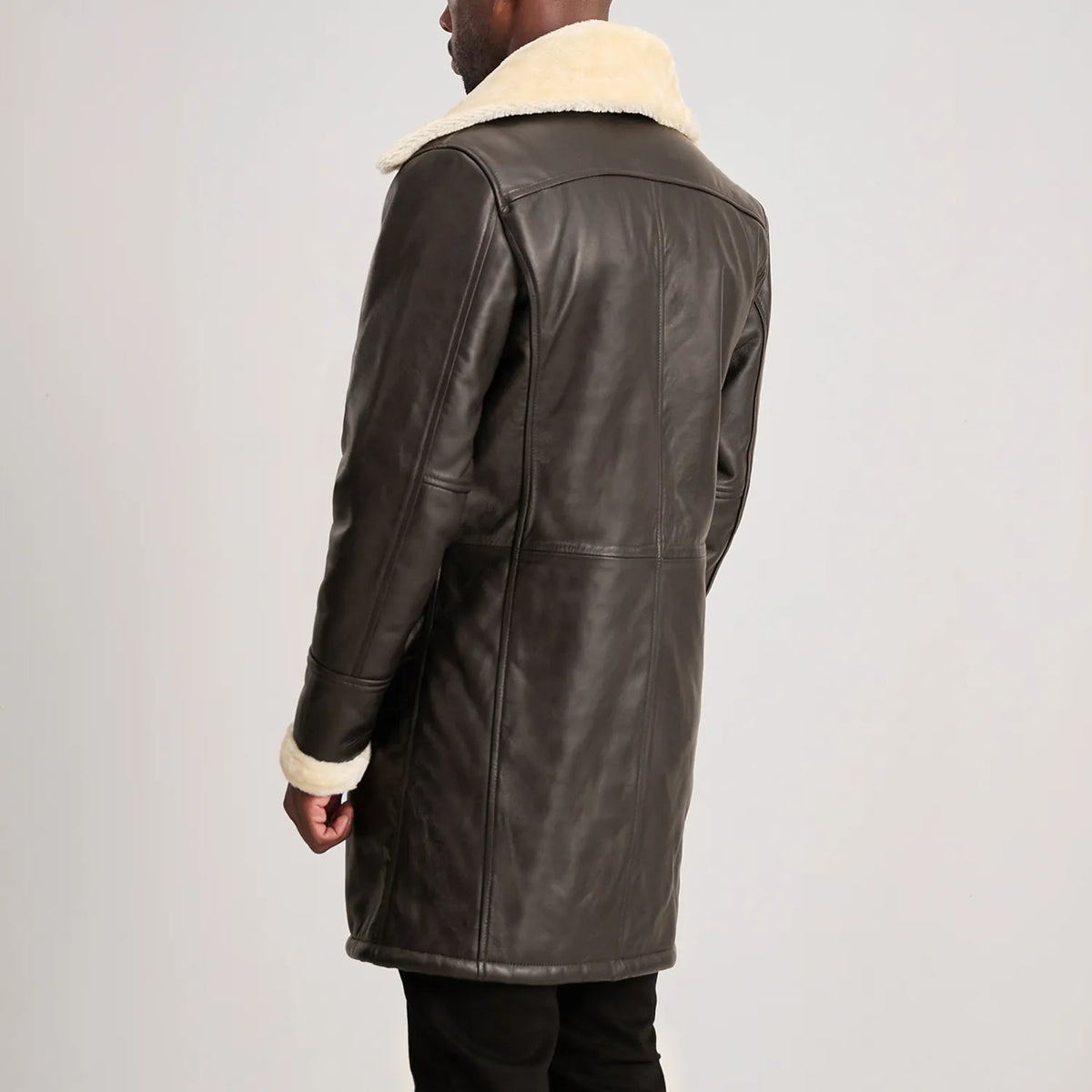 
Charles Δερμάτινο Παλτό Καφέ Shearling Δερμάτινο Παλτό Ανδρικό – alternate product view 5