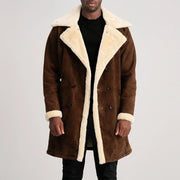 
Charles Δερμάτινο Παλτό Καφέ Shearling Δερμάτινο Παλτό Ανδρικό – alternate product view 1