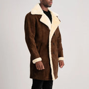 
Charles Δερμάτινο Παλτό Καφέ Shearling Δερμάτινο Παλτό Ανδρικό – alternate product view 2