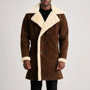 
Charles Δερμάτινο Παλτό Καφέ Shearling Δερμάτινο Παλτό Ανδρικό – alternate product view 4