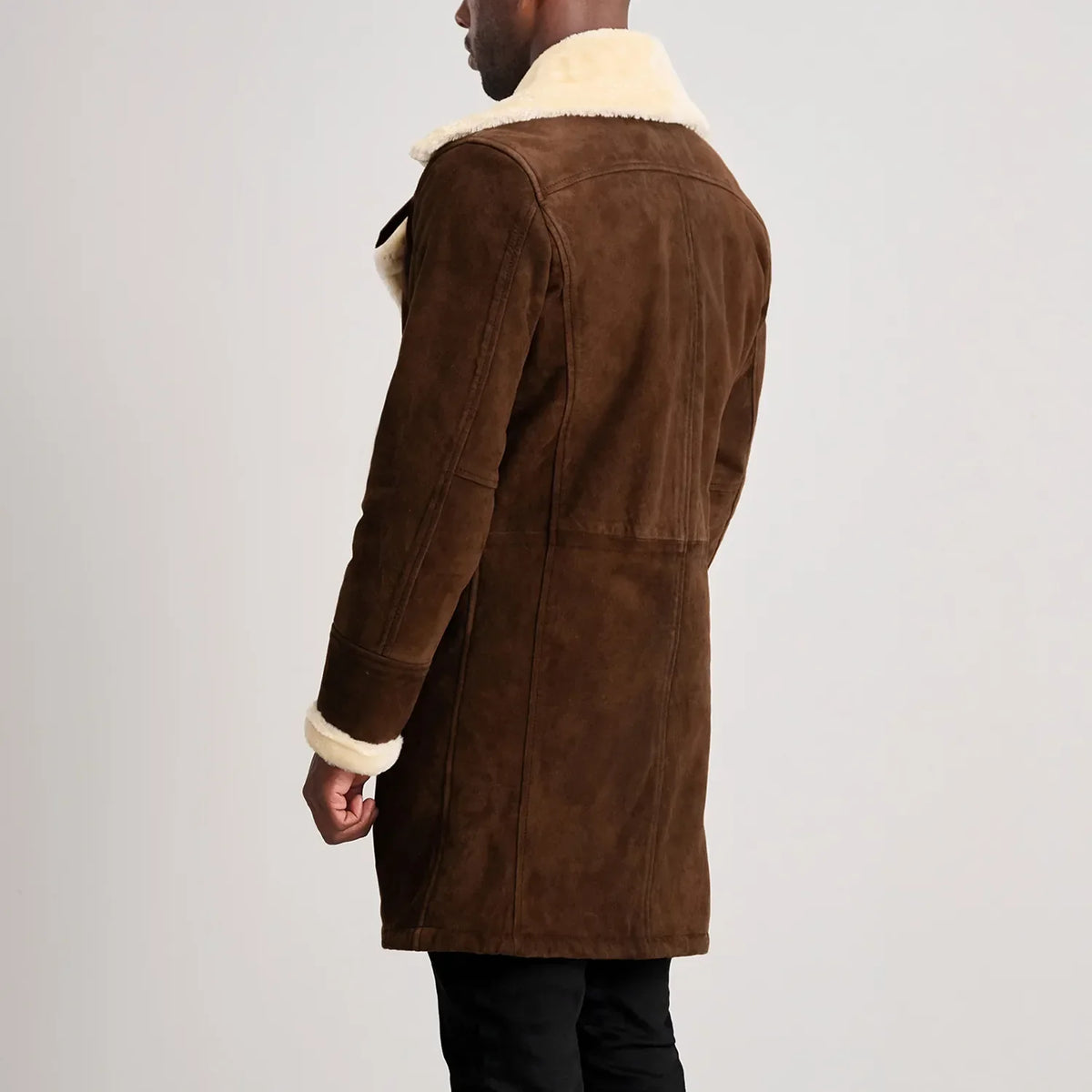 
Charles Δερμάτινο Παλτό Καφέ Shearling Δερμάτινο Παλτό Ανδρικό – alternate product view 5