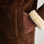 
Charles Δερμάτινο Παλτό Καφέ Shearling Δερμάτινο Παλτό Ανδρικό – alternate product view 6